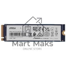 Накопитель SSD MSI Spatium M371, 1ТБ, M.2 2280, PCIe 3.0 x4, NVMe, M.2