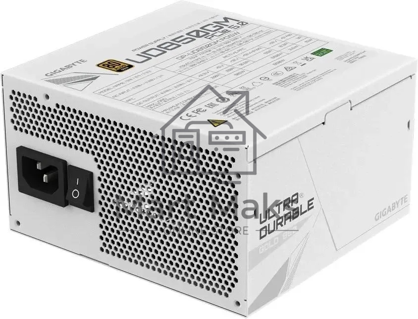 Блок питания Gigabyte ATX 850W GP-UD850GM 80+ gold (20+4pin) APFC 120mm fan 8xSATA Cab Manag RTL