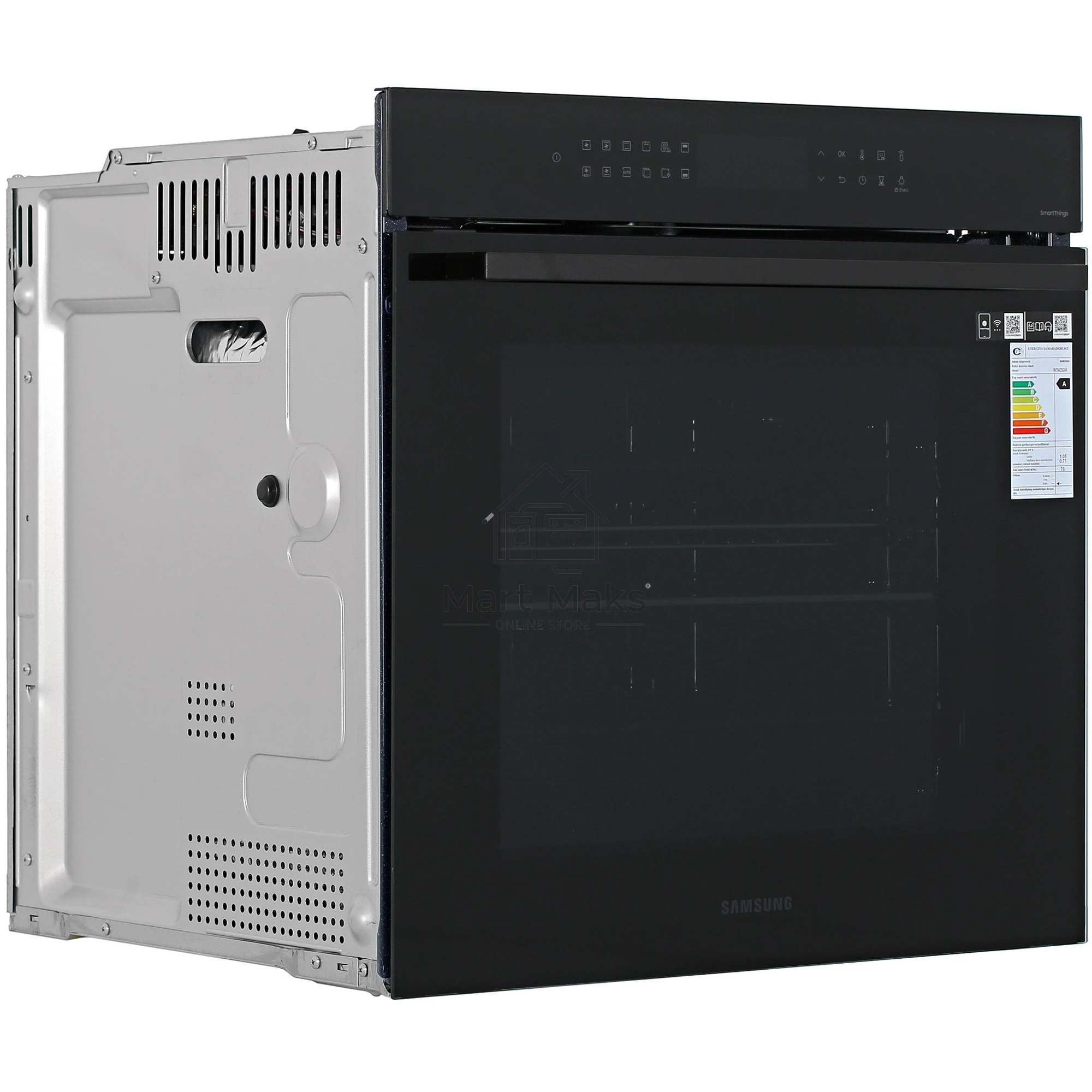 Электрический духовой шкаф Samsung NV7B4225ZAK/WT 59.5 x 59.6 x 57 см, Dual Cook, Каталитическая очистка, 2 стекла, Гриль, Конвекция, Сенсорное управление, LED дисплей, Air Sous Vide, Wi-Fi SmartThings, 76 л, черное стекло