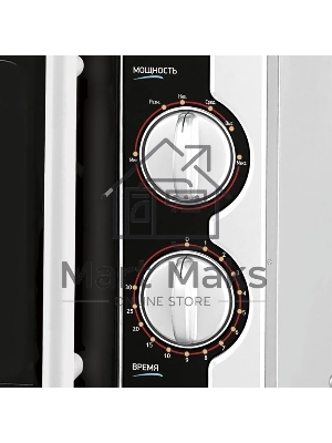 Микроволновая печь BBK 20MWS-712M/WB белый, 20 л, 700 Вт, переключатели - поворотный механизм