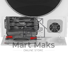 Сушильная машина Hotpoint TDSH 85V B белый, 8 кг, сушка - тепловой насос, программ - 15, 59.7 x 84.6 x 56 см