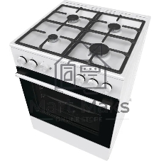 Плита газовая Gorenje GG6A10WFFM белый, конфорок 4 шт, духовка 72 л, 60 см x 85 см x 60 см