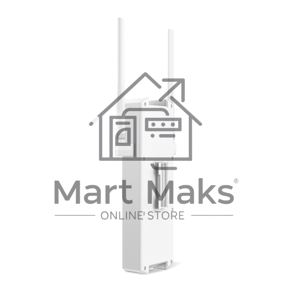 Двухдиапазонная точка доступа TP-Link EAP625-Outdoor HD, для улицы и помещений с поддержкой Wi-Fi 6 AX1800, 1 гиг. порт RJ45, 802.3af/at, Passive PoE (48 В, 0,5 А), IP67, 2 внешние антенны