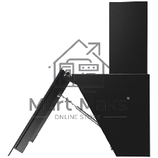 Вытяжка каминная наклонная Maunfeld Aurora 60 черный матовый, 60 см, 1270 куб. м/ч, 52 дБ