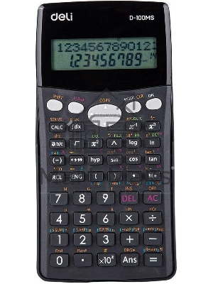Калькулятор научный Deli ED-100MS черный 12-разр.