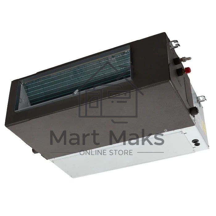 Блок внутренний сплит-системы канального типа Ballu BLC_D/in-60HN1_21Y 60000 BTU, 160 м², 45 дБ, охлаждение, обогрев, осушение, серый