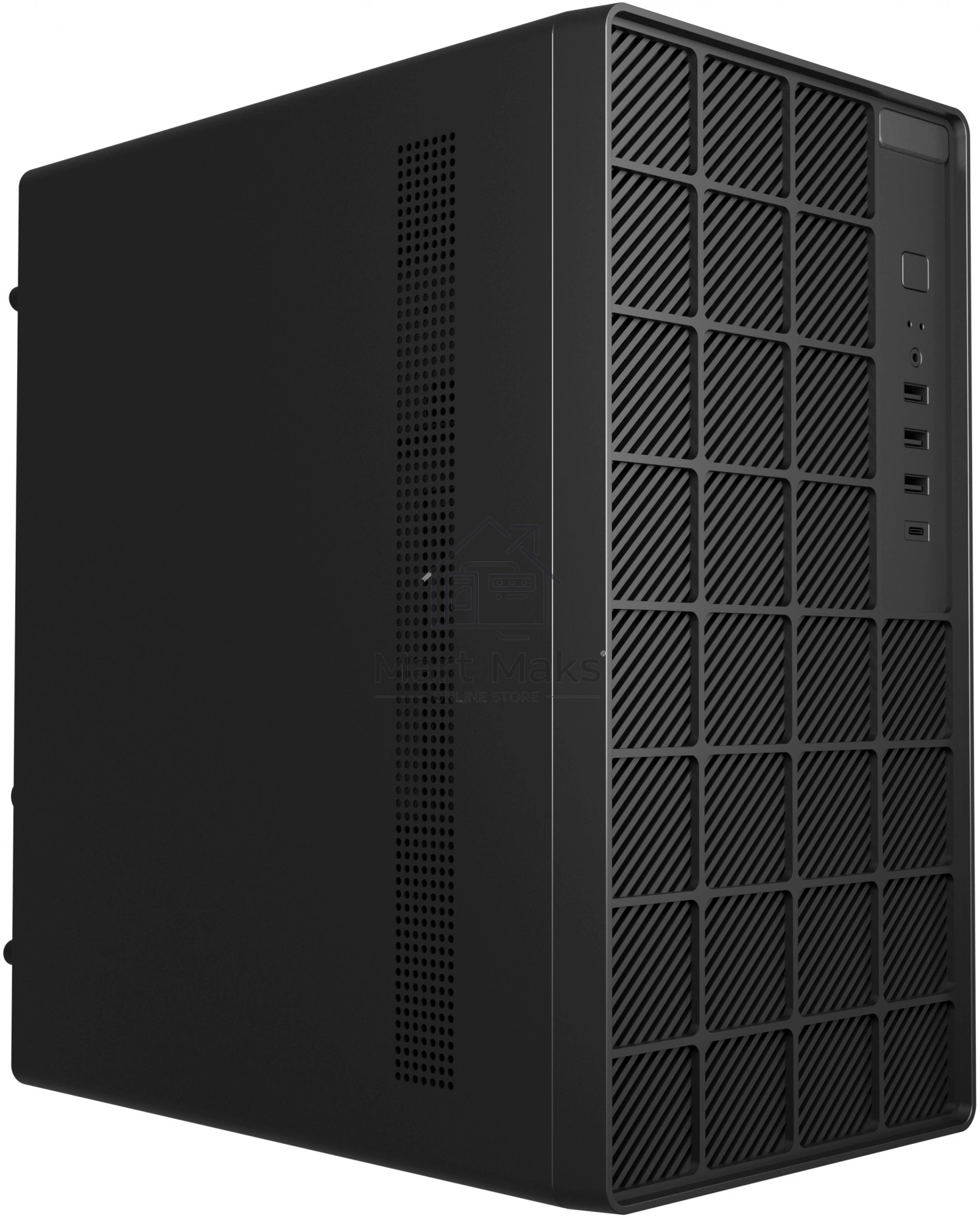 Компьютерный корпус Digma DCC-MN304 черный без БП mATX 2x120mm 2xUSB2.0 1xUSB3.0 audio