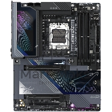Материнская плата Gigabyte X870E AORUS MASTER X, AM5, AMD X870E, 4xDDR5 (до 9000 МГц, до 256 ГБ), 2xSATA, 5xM.2 (2xPCIe 5.0, 2xPCIe 4.0 x4, 1xPCIe 4.0 x2), 2xPCIe 5.0 x16, 1xPCIe 4.0 x16, 1xHDMI, 1x10Gb LAN + 1x5Gb LAN, Wi-Fi 7, Bluetooth 5.4, 2xUSB-C 40Gbps (USB4), 1xUSB-C 20Gbps, 1xUSB-C 10Gbps, 7xUSB-A 10Gbps, 3x3.5 мм + S/PDIF оптический, 7.1, с подсветкой, чёрный, ATX