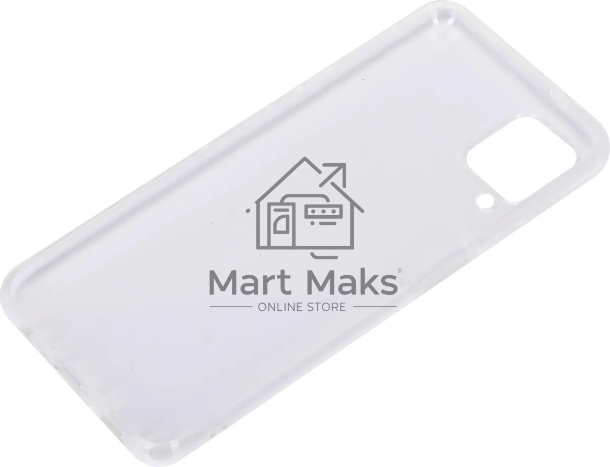 Чехол (клип-кейс) BoraSCO Silicone case для Samsung Galaxy A12/M12 прозрачный