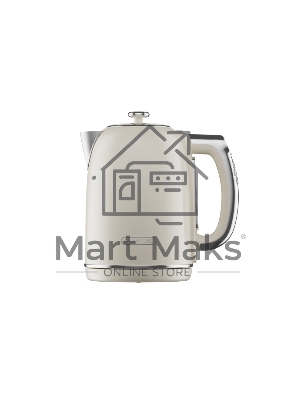 Чайник электрический Galaxy Line GL 0359 1.7 л, 2200 Вт, белый корпус: нерж.сталь/пластик