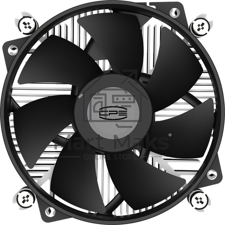 Устройство охлаждения (кулер) PcCooler R95-I черный 95мм алюминий+медь 2800rpm 31.2db 4-pin 95W 60мм