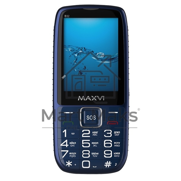 Мобильный телефон Maxvi B32 blue