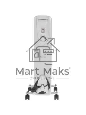 Обогреватель масляный Blackton Bt OH1111 (9 секций), белый, 2000 Вт, 20 м2, механический термостат