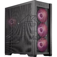 Компьютерный корпус ASUS TUF GAMING GT302 TG ARGb черный (90DC00I0-B19000) GT302/ARGb FANS/BLK