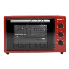 Мини-печь KRAFT KN-MO 3900 FR красный
