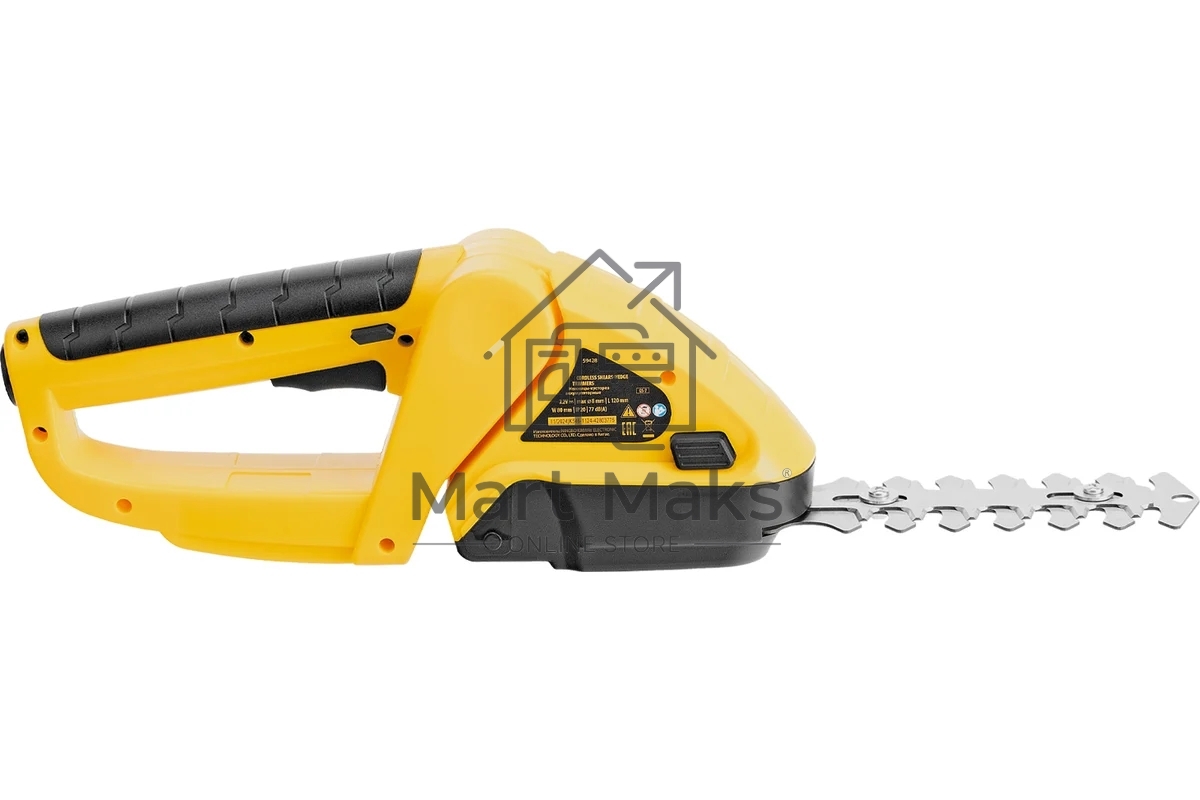 Ножницы-кусторез аккумуляторные Denzel GS-7, Li-Ion, 7,2 В