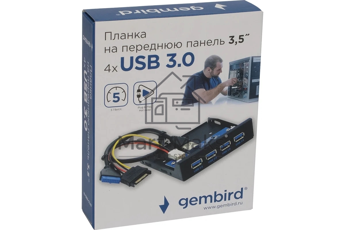 Планка USB 3.0 на переднюю панель 3.5