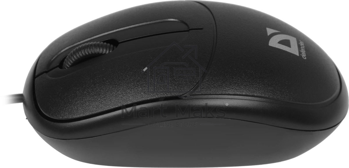 Мышь проводная Defender Datum MS-980 черный, 1000 dpi, USB, кнопки - 3