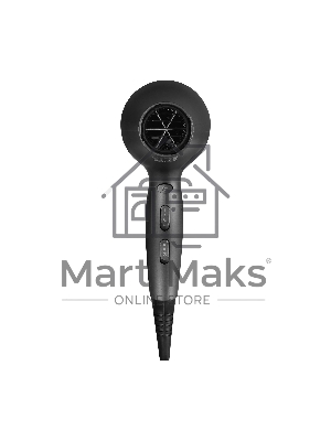 Фен WILLMARK WHD-2322AI графитовый, 2600 Вт, ионизация