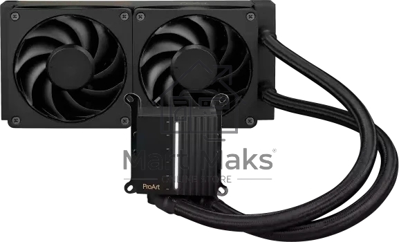 Жидкостная система охлаждения ASUS PROART LC 240 черный, алюминий/медь, 3000 об/мин, 39.5 дБ, 4 pin