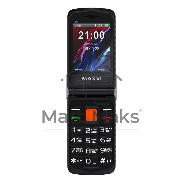Мобильный телефон Maxvi E10 оранжевый