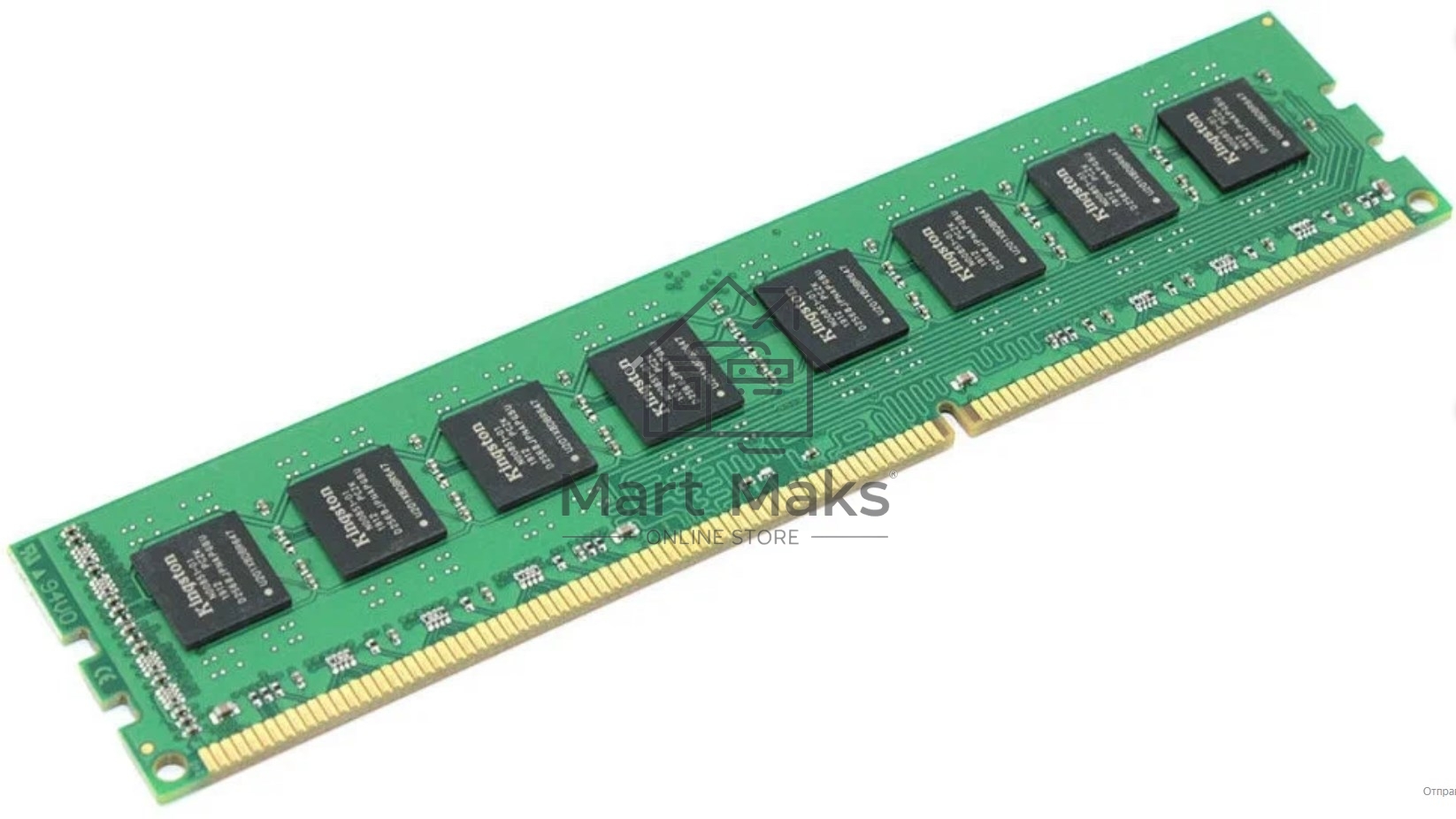 Оперативная память Kingston ValueRAM, DDR3, 4GB (1x4GB), 1600MHz, CL11, DIMM