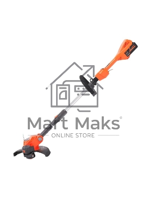 Триммер аккумуляторный PATRIOT TR4022XL, 40B платформа LCT, ширина кош. 30см, запасная леска, одна АКБ (2,0А*ч) и ЗУ