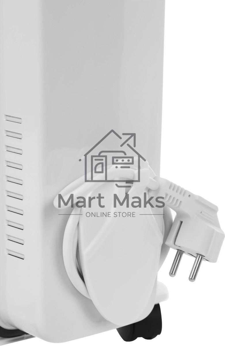 Масляный обогреватель Centek CT-6206 (9 секций), белый, 1000/1500/2000 Вт, 20 м2, 3 режима, термостат