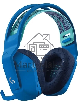 Наушники с микрофоном Logitech G733 Lightspeed синий накладные Radio оголовье 981-000945