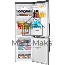 Холодильник Samsung RB33J3515S9/EF серебристый двухкамерный 231/90л морозилка снизу, No Frost