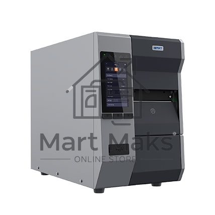 Принтер этикеток термотрансферный iDPRT iK4 Industrial 300 dpi, 254 мм/cек, Bluetooth, Ethernet, USB, серый