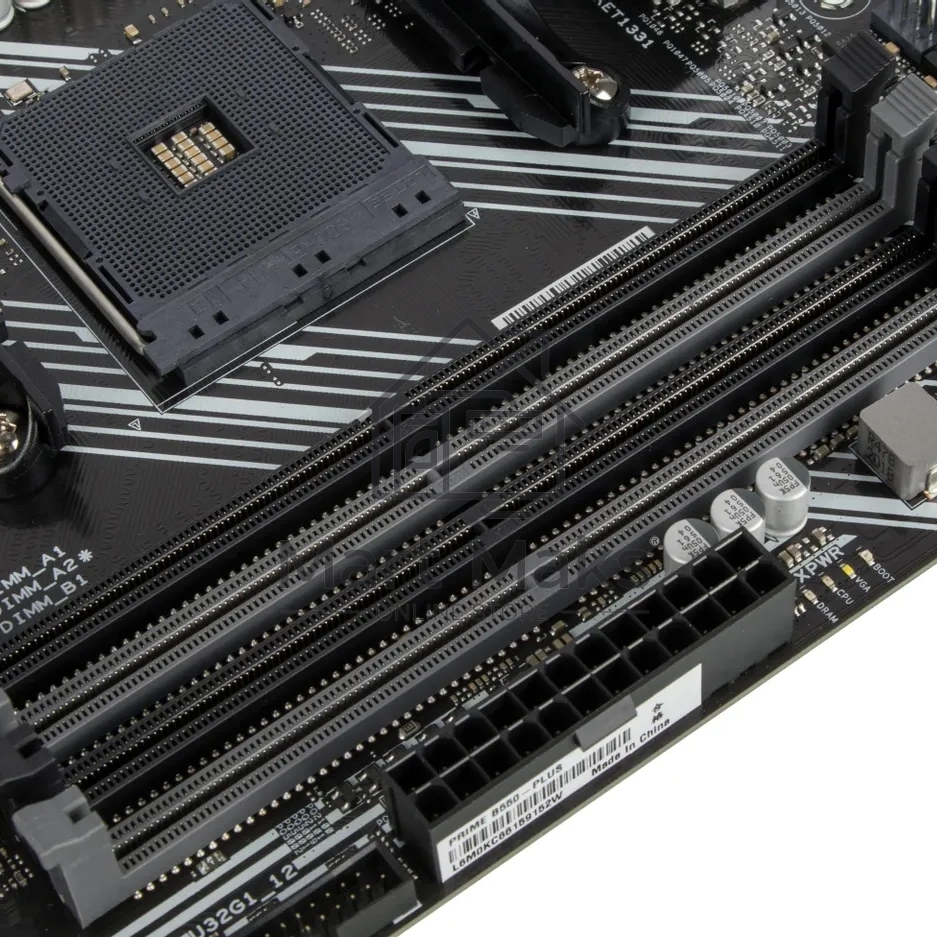 Материнская плата ASUS PRIME B550-PLUS, AM4, AMD B550, 4xDDR4, 6xSATA, 2xM.2, 1xPCIe 3.0 x16, 1xPCIe 4.0 x16, 3xPCIe x1, 1xDP, 1xHDMI, 1x 1Gb LAN, 1xUSB 3.2 Gen 2, 4xUSB 3.2 Gen 1, 2xUSB 2.0, 5x3.5 мм, 7.1, ATX
