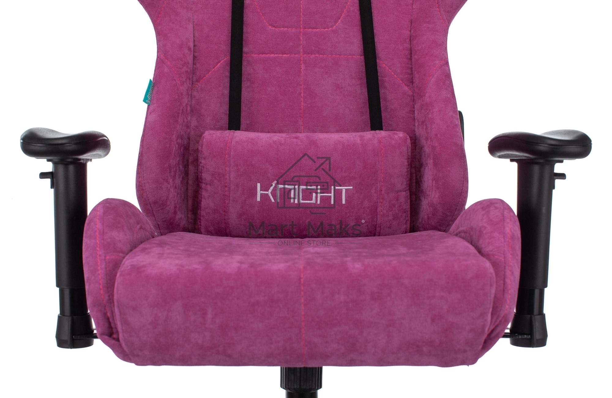 Кресло игровое Бюрократ VIKING KNIGHT LT15 FABRIC малиновый крестовина металл/пластик