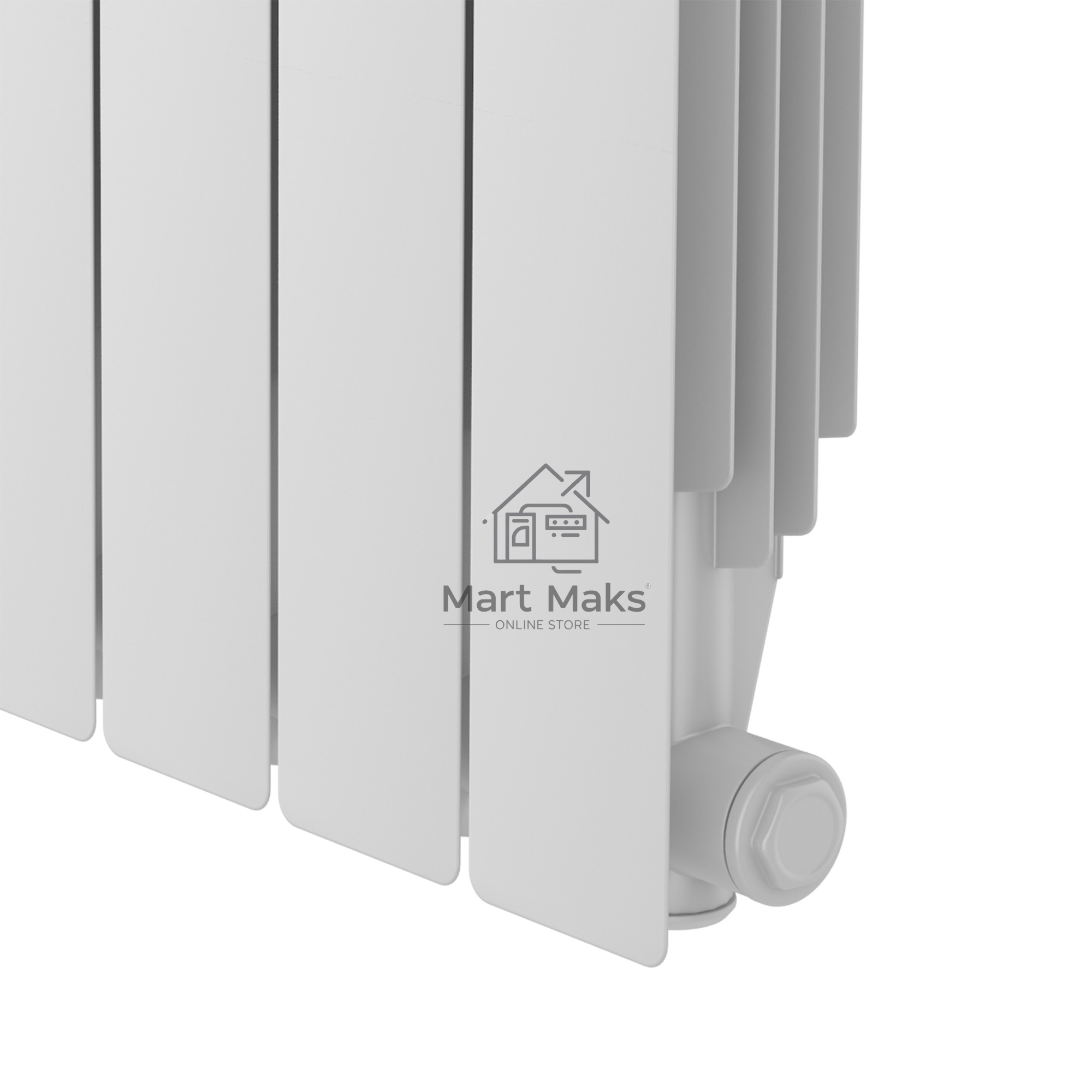 Радиатор алюминиевый Royal Thermo Revolution A 500 - 4 секц.