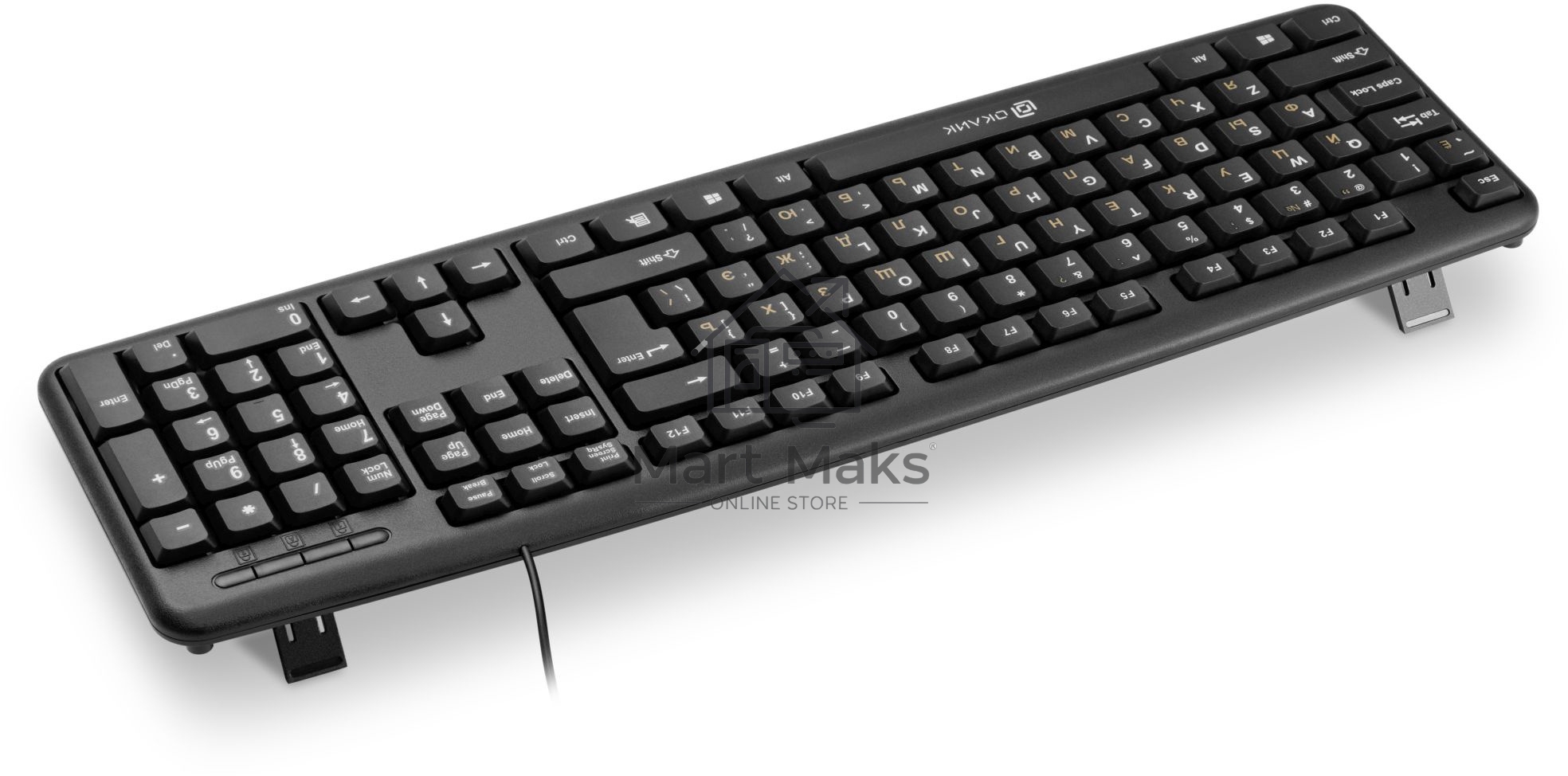 Клавиатура Oklick 130M проводная, USB, черный