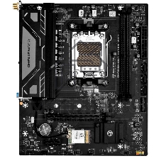 Материнская плата MAXSUN Challenger B650M WIFI, AM5, AMD B650, 2xDDR5, 3xSATA, 1xM.2, 1xPCIe 4.0 x16, DisplayPort, HDMI, 1x1Gb LAN, Wi-Fi 5, Bluetooth, 3x3.5 мм, 5.1, microATX