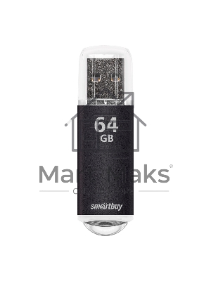 Флешка USB R/W SmartBuy R/W (SB64GbVC-K) 64Gb V-CUT черный