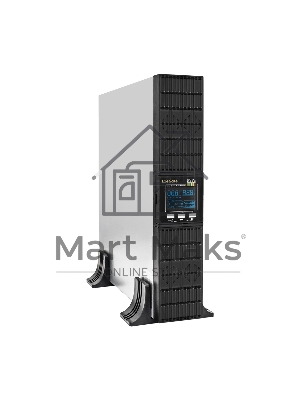 Источник бесперебойного питания On-line ExeGate PowerExpert ULS-2000.LCD.AVR.6C13.USB.RS232.SNMP.BC.2U 2000VA/2000W, On-Line, PF=1, LCD, 6*C13, RS232, USB, SNMP-slot, встроенные батареи 12V 7.2Ah - 6шт, батарейный коннектор, подключение до 4 внешних батар