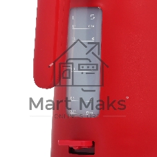 Электрочайник Bosch TWK2M164 красный, 1.7 л, 2400 Вт, скрытый нагревательный элемент