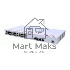 Коммутатор Huawei S310-24P4S, 24×1 Гбит/с PoE+ + 4×1 Гбит/с SFP, управляемый