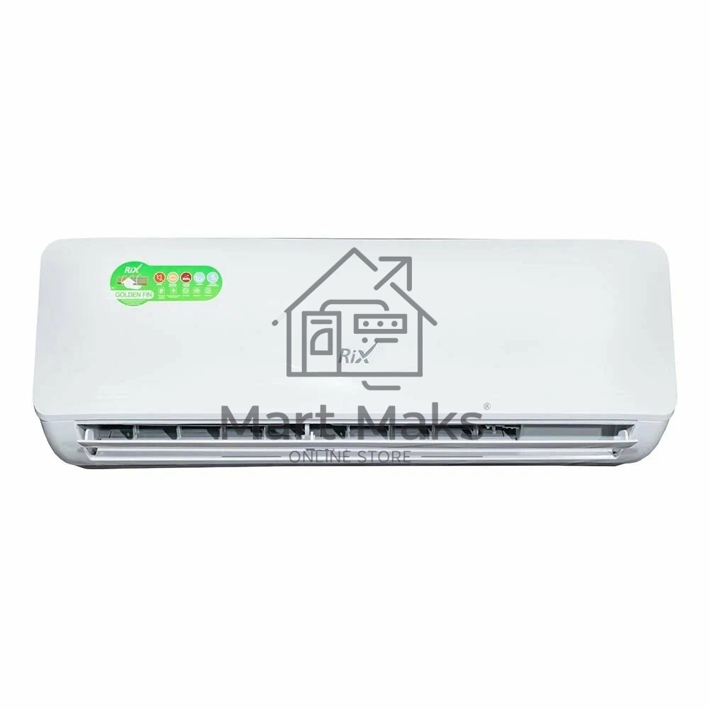 Кондиционер сплит-система настенного типа RIX LITE I/O-W09MB 9000 BTU, 25 м², 24 дБ, охлаждение, обогрев, осушение, белый