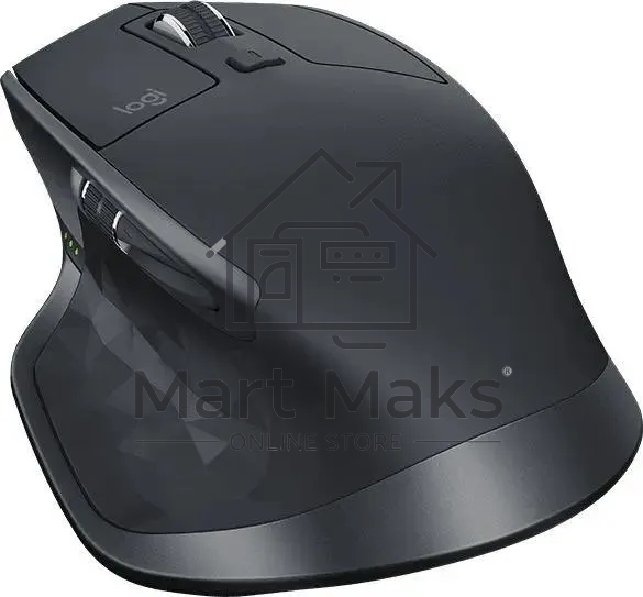 Мышь беспроводная Logitech MX Master 2S графитовый, 4000 dpi, радиоканал, Bluetooth, USB, кнопки - 7