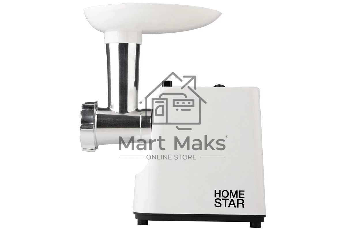 Мясорубка HOMESTAR HS-2033 2000 Вт, 1.5 кг/мин, белый