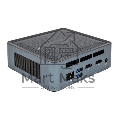 Мини ПК HIPER EXPERTBOX D20 Intel Core i5 1240P(1.7Ghz)/16384Mb/512PCISSDGb/noDVD/Int:Intel Iris Xe Graphics/BT/WiFi/war 1y/0.45kg/Тёмно-серый/Win11Pro + WiFi 6, BT 5.2,металл, VESA 75х75, 100х100