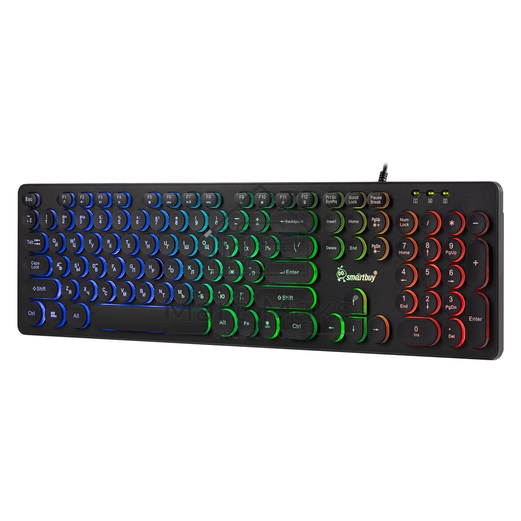 Клавиатура проводная Smartbuy SBK-329U-K ONE 329 USB черный