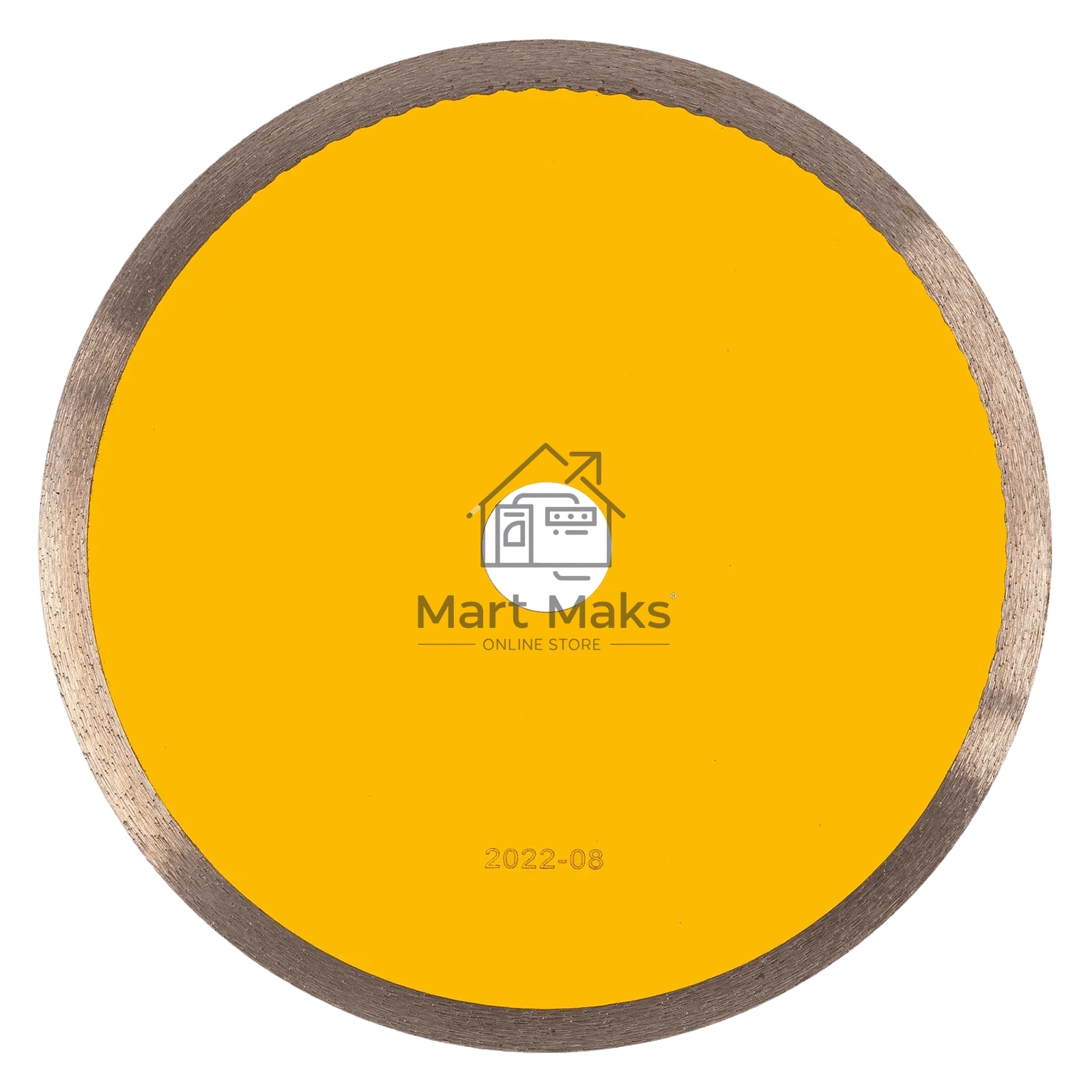 Диск алмазный сплошной Denzel супертонкий, 200 х 25,4 мм, горячее прессование, мокрое резание