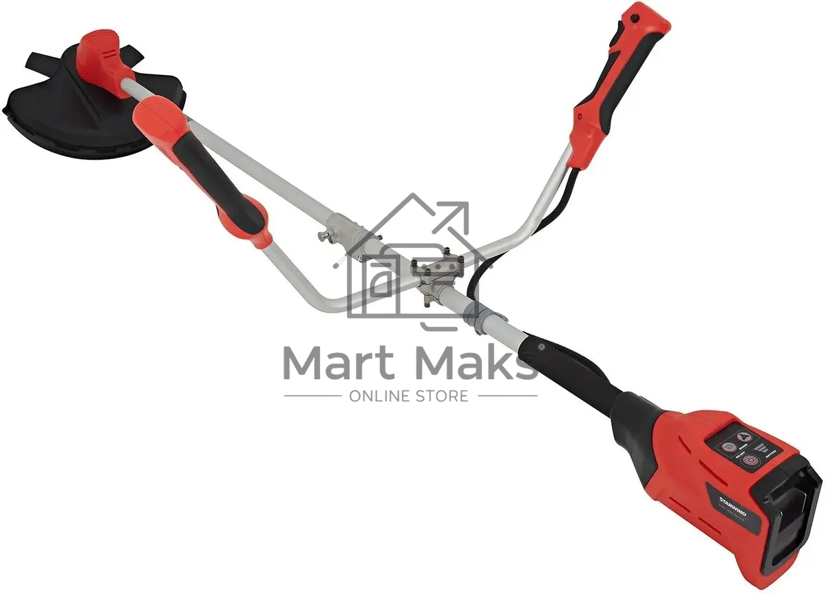 Триммер электрический Starwind SBG-300.20-0.0 аккум. разбор.штан. реж.эл.:леска/нож
