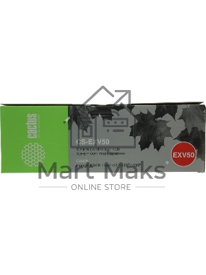 Картридж лазерный Cactus CS-EXV50RU C-EXV50 черный (17600стр.) для Canon IR 1400 series/1435/1435i/1435iF/1435P