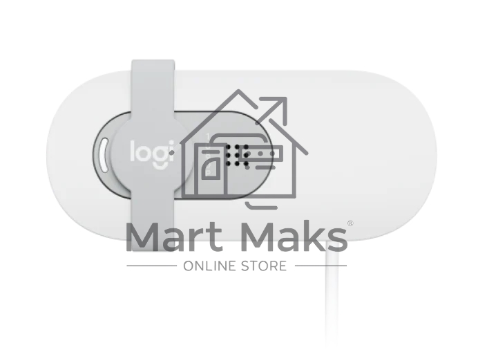 Веб-камера Logitech Webcam Brio 100, 1920x1080, OFF-WHITE, защитная шторка, 960-001617