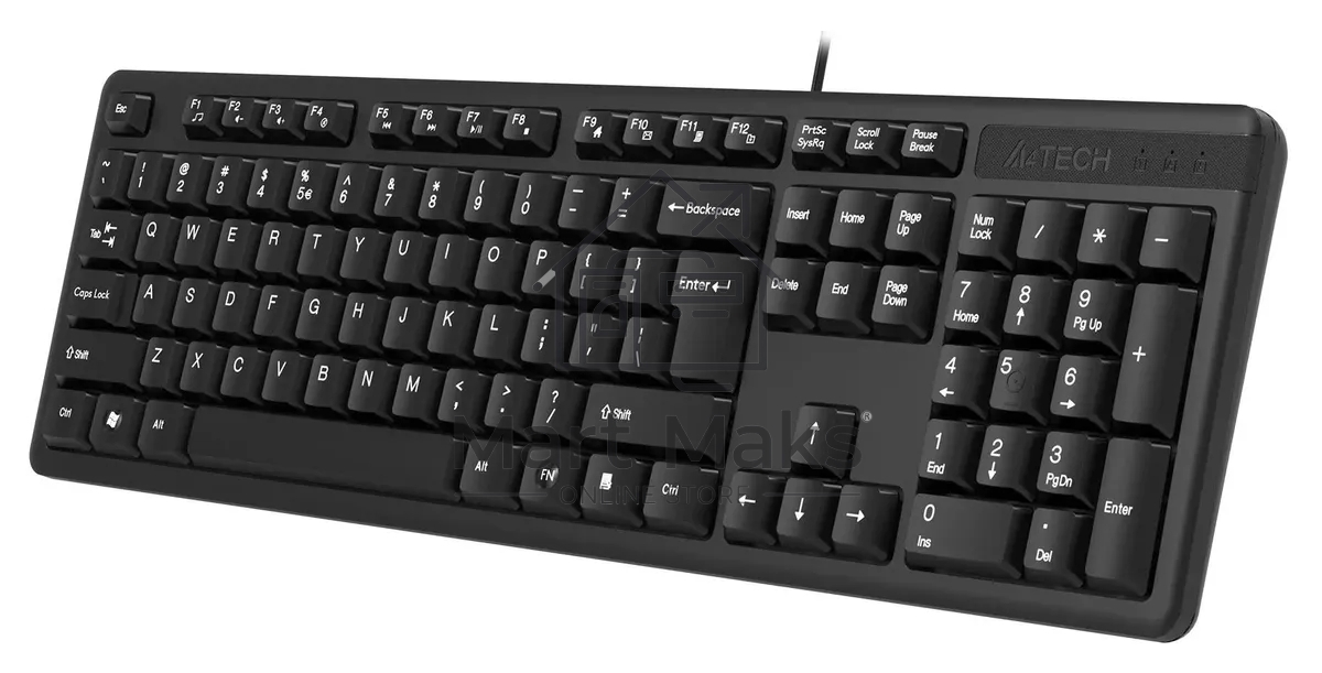 Клавиатура A4Tech KR-3 проводная, USB, черный